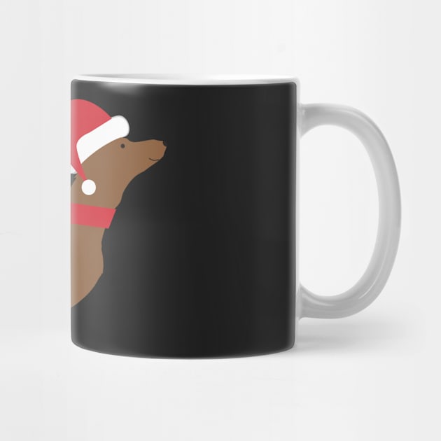 Christmas Dachshund by beyerbydesign